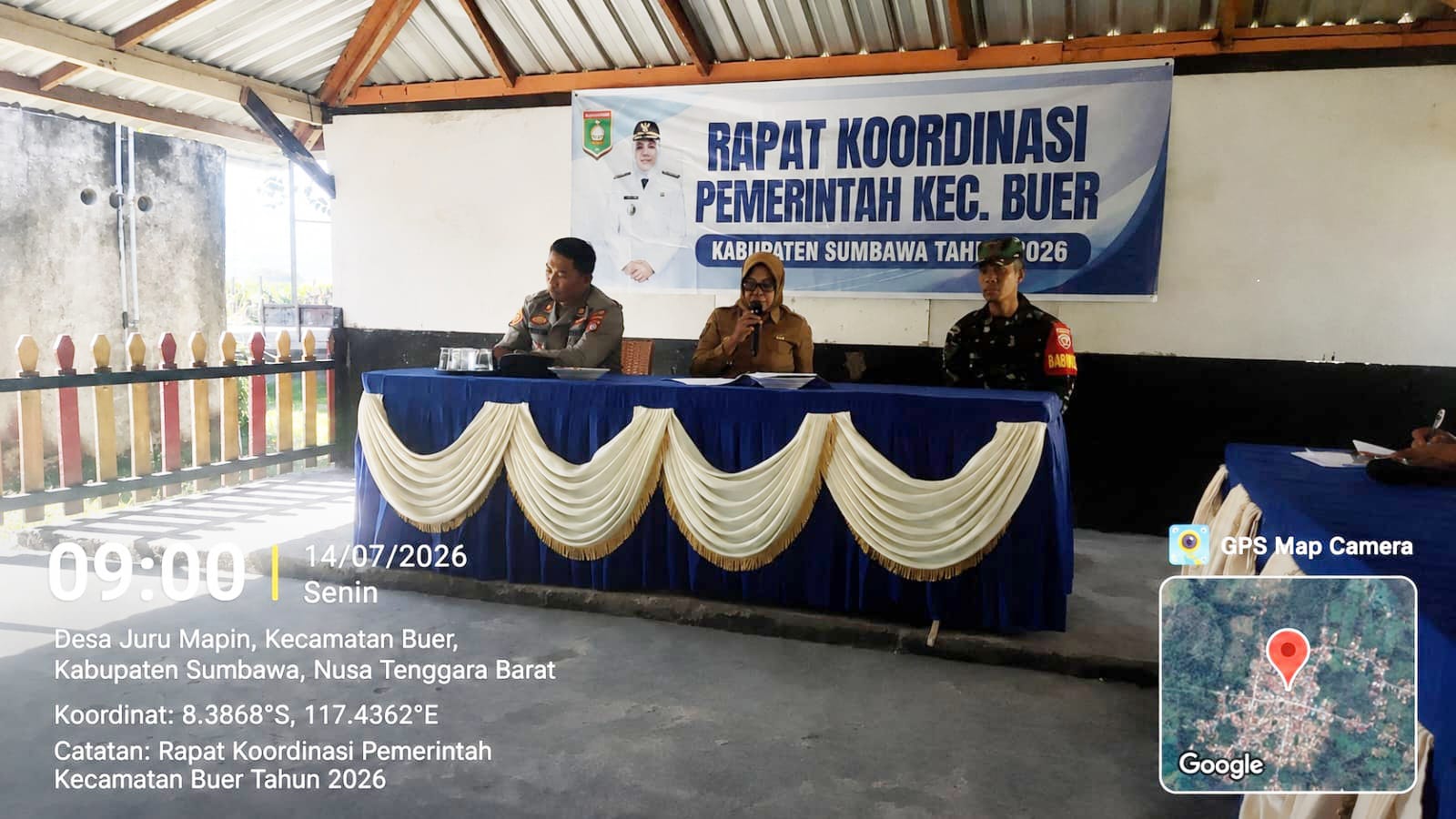 RAPAT KOORDINASI PEMBENTUKAN PANITIA HBN KECAMATAN BUER